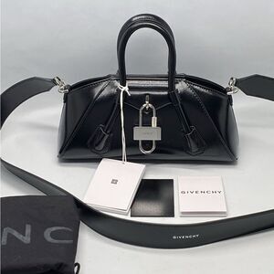 Givenchy Antigona Stretch Mini Top Handle in Box Leather